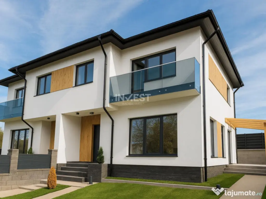 *Casă Modernă FINALIZATĂ* TVA 21% INCLUS - 115 MPU - 4 ca