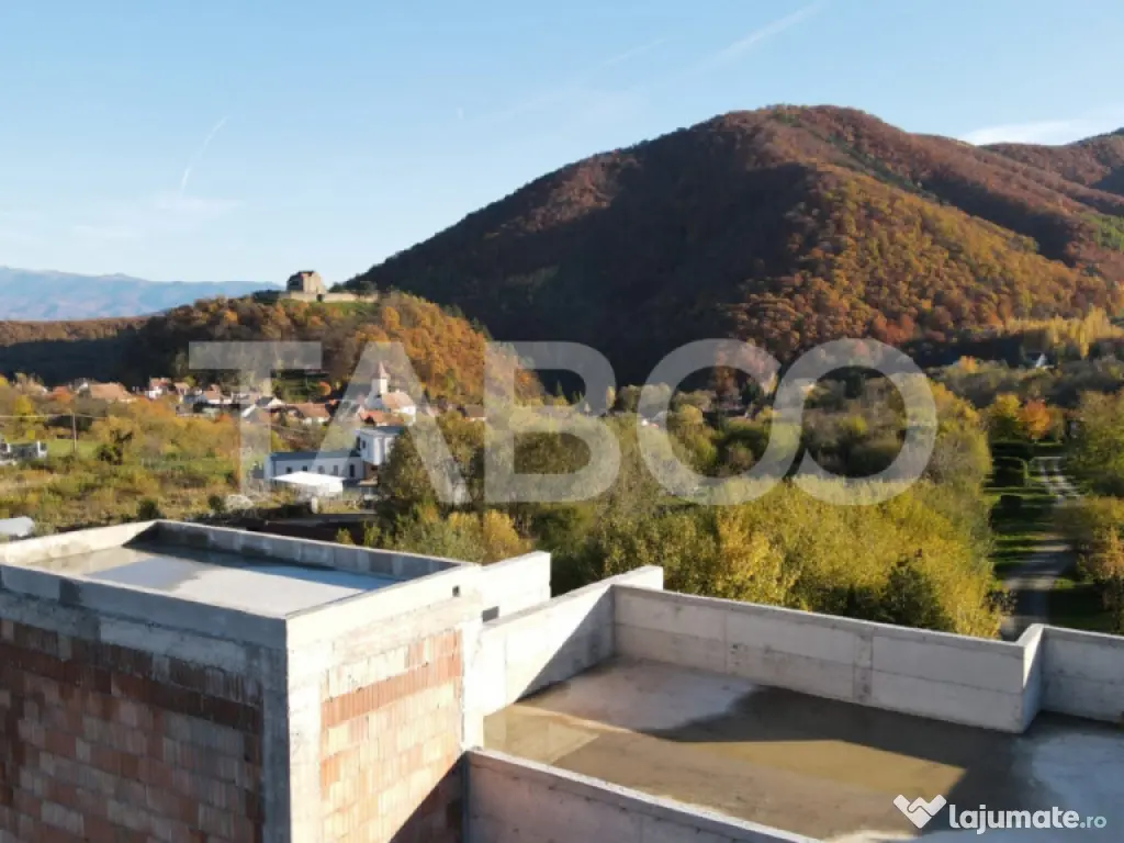 Vila premium Cisnadioara – panorama, piscina infinity, ter