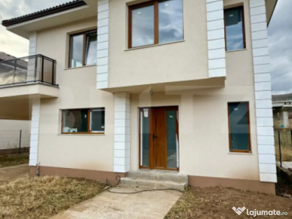 Casa individuala 109 mp utili, 400 mp teren, semifinisata, z