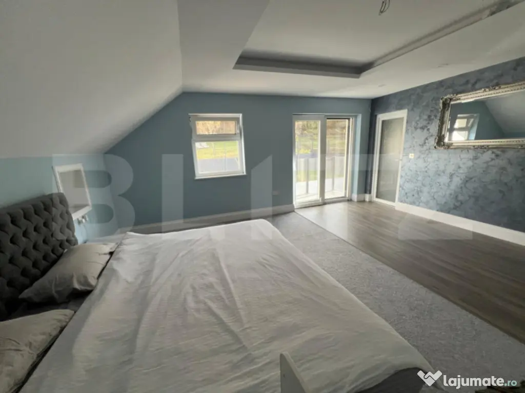 Vilă pentru pretențioși și teren 832mp la intrare în De