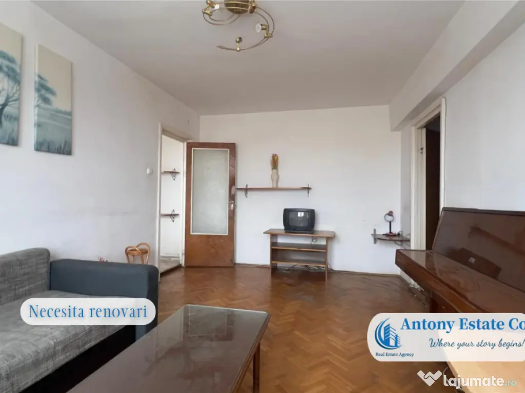 Apartament de , tip A, 3 camere semidecomandat, Central-Orad 