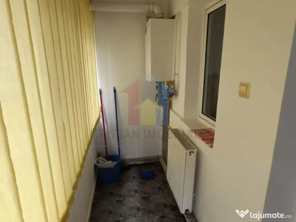 3 camere, parter cu balcon 14 m, Semimobilat, Garii