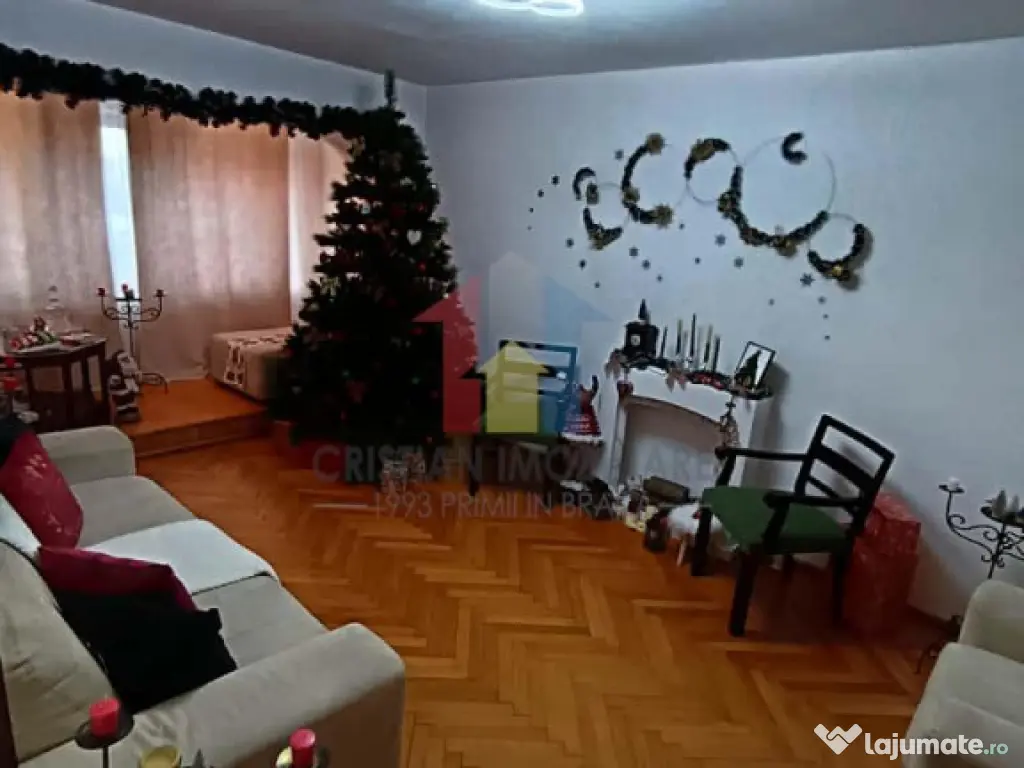 3 camere, parter cu balcon 14 m, Semimobilat, Garii