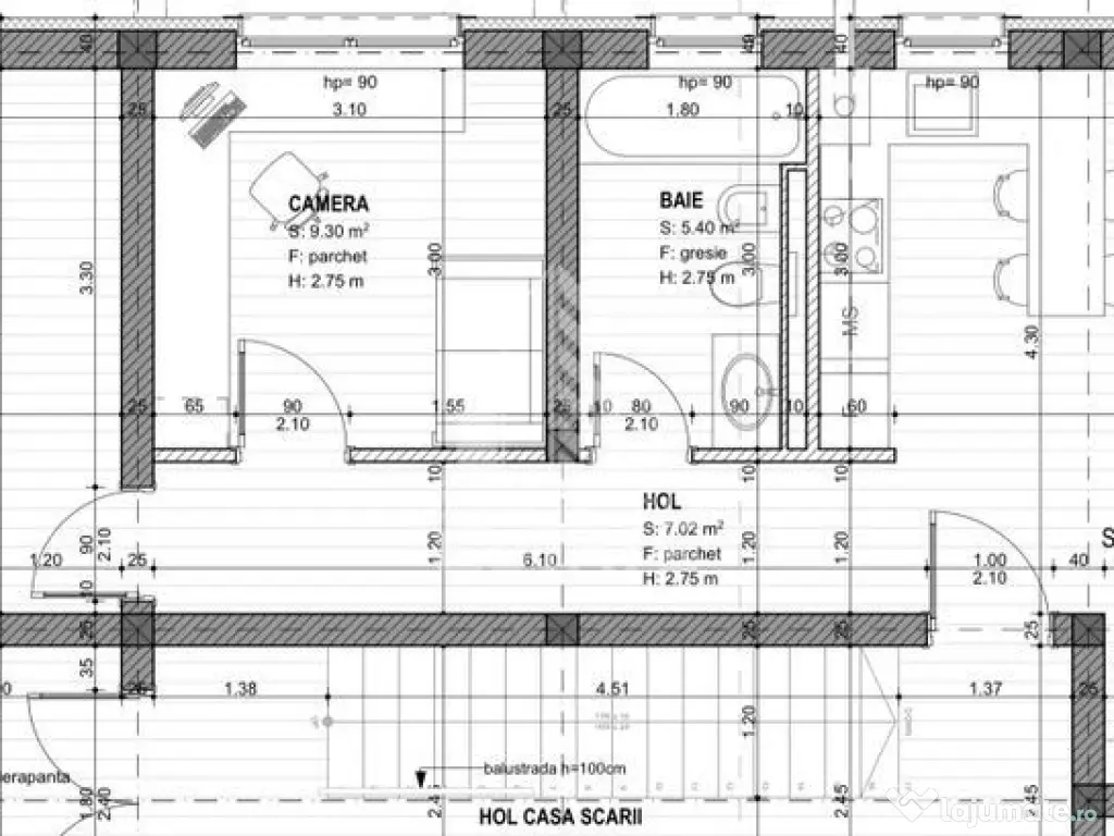 Apartamente cu 3 camere, disponibile imediat, gradina de ... 