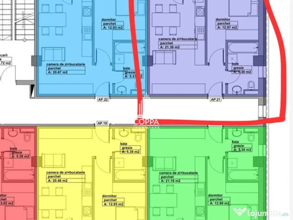 Apartament nou / doua camere / Lupului + parcare