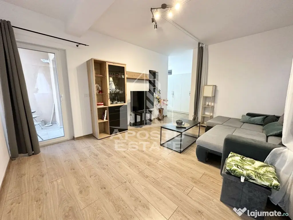 Apartament cu o camera mobilat, la etaj intermediar in Gi... 