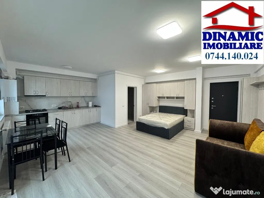 Garsonieră modernă, et.1, ansamblu nou, Str. Fermelor, 300 Eur/lunar 
