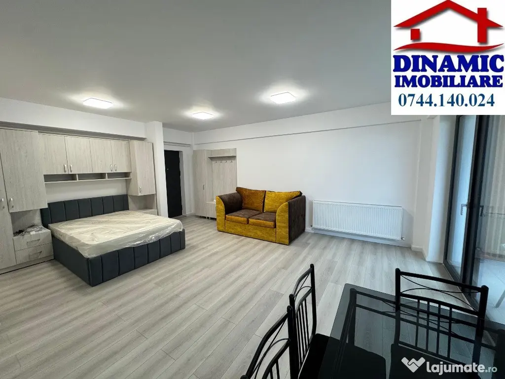 Garsonieră modernă, et.1, ansamblu nou, Str. Fermelor, 300 Eur/lunar 