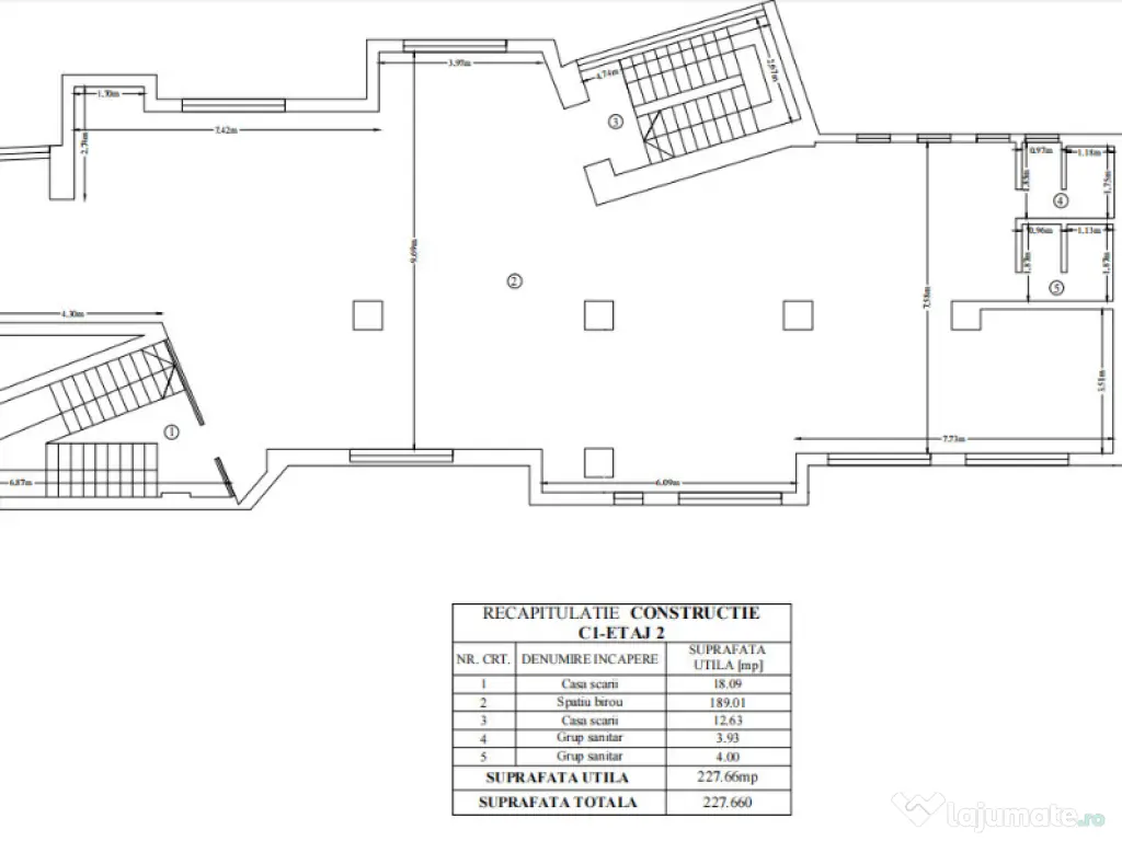 Spatiu de birouri pana la 440mp. Bd. Socola - Podu Ros. Comision 0