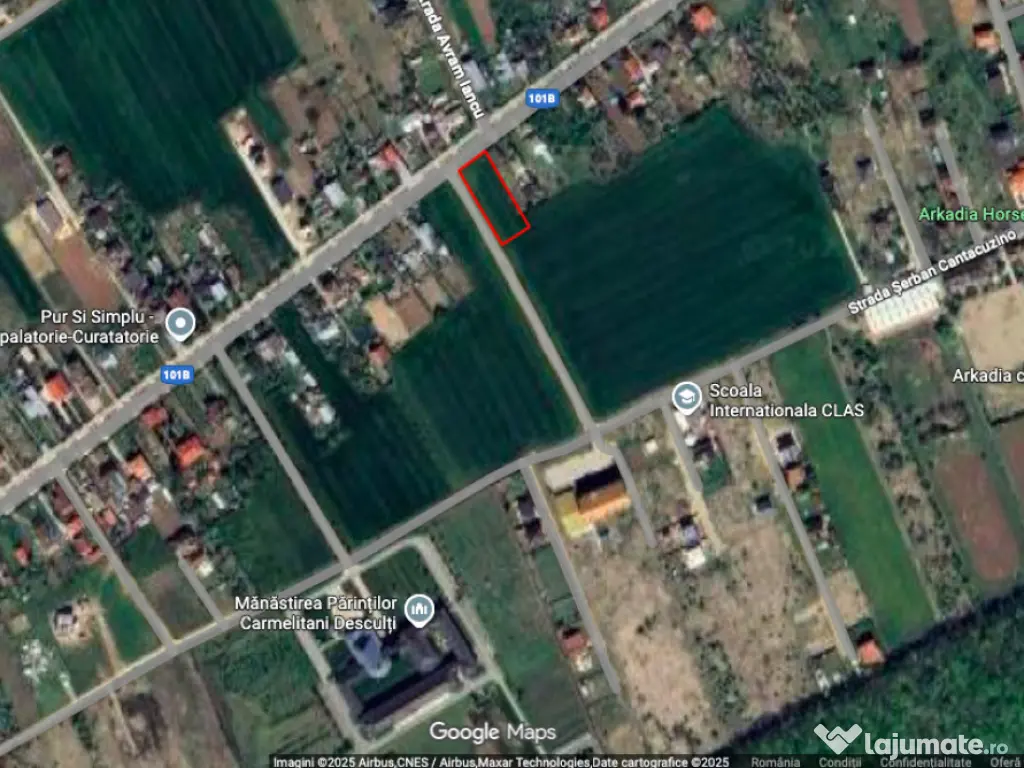 Teren 1.570mp la strada principală, dublă deschidere, Ciof 