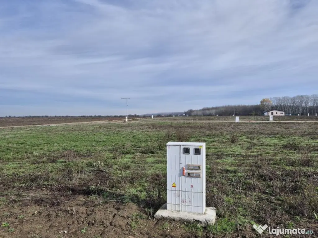 Loturi de teren 638 mp - curent tras la teren - Crevedia 