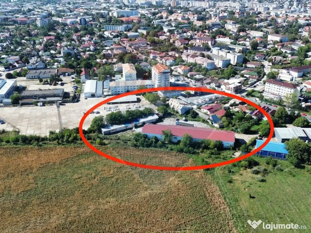 Teren 9160 mp cu 2500mp constructii 