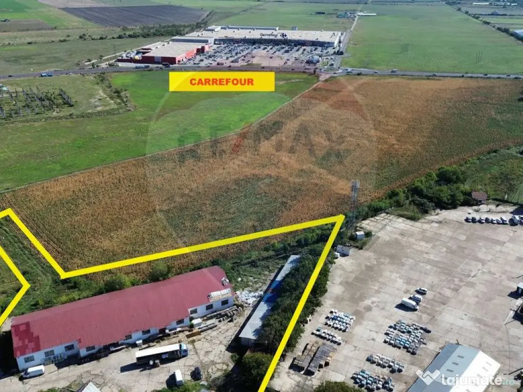 Teren 9160 mp cu 2500mp constructii 