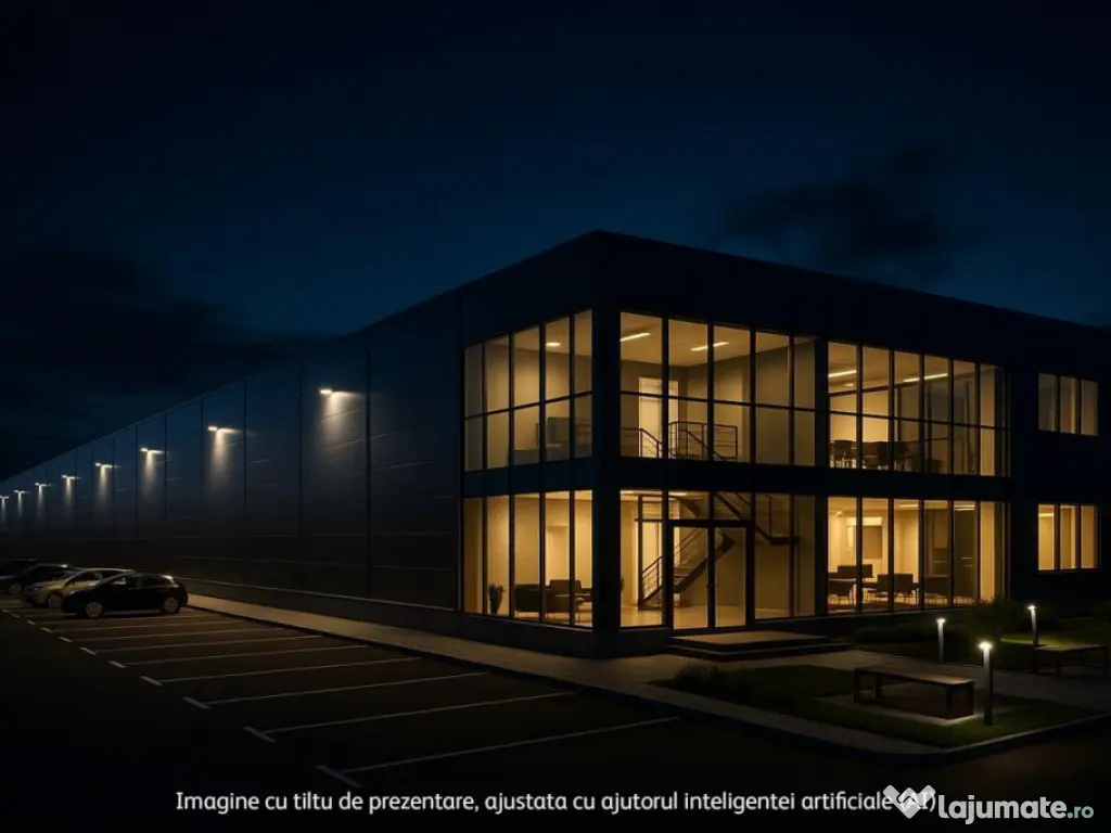 Spatii industriale si birouri 8600 mp in Popesti-Leordeni