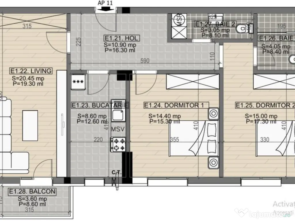 3cam.dec-bd.Brancoveanu-mall Grand Arena-Berceni-A.Persu