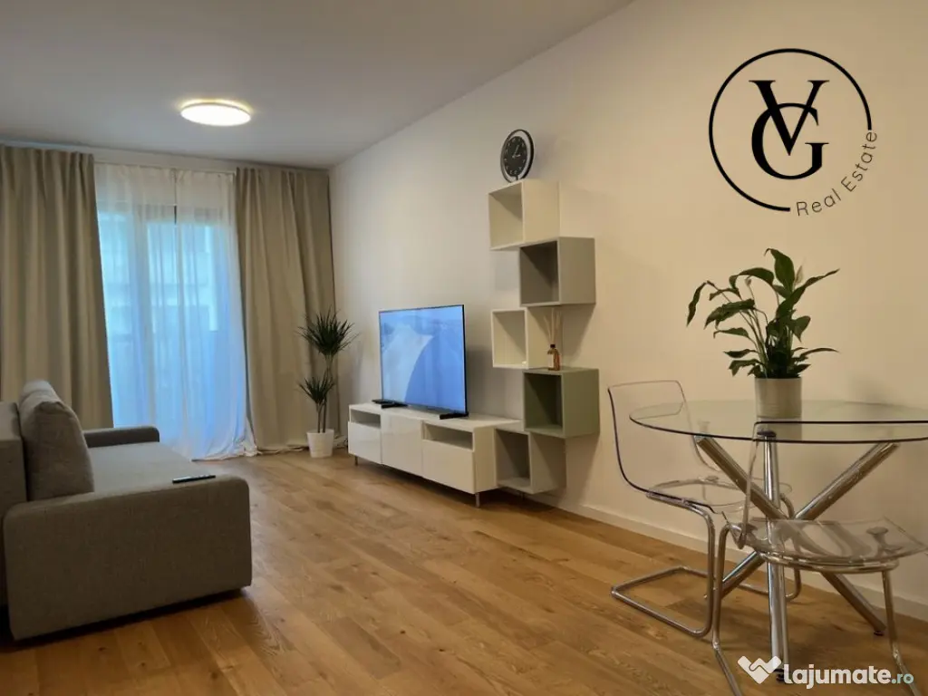 Apartament 2 camere Aviatiei Park complet mobilat 