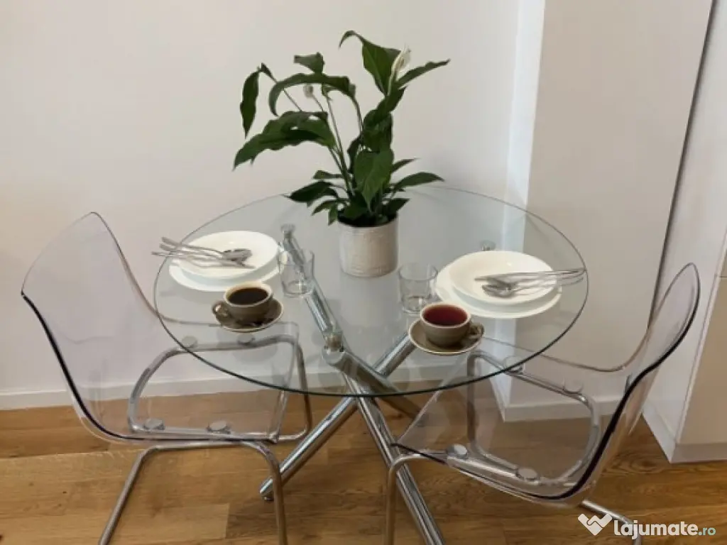 Apartament 2 camere Aviatiei Park complet mobilat 