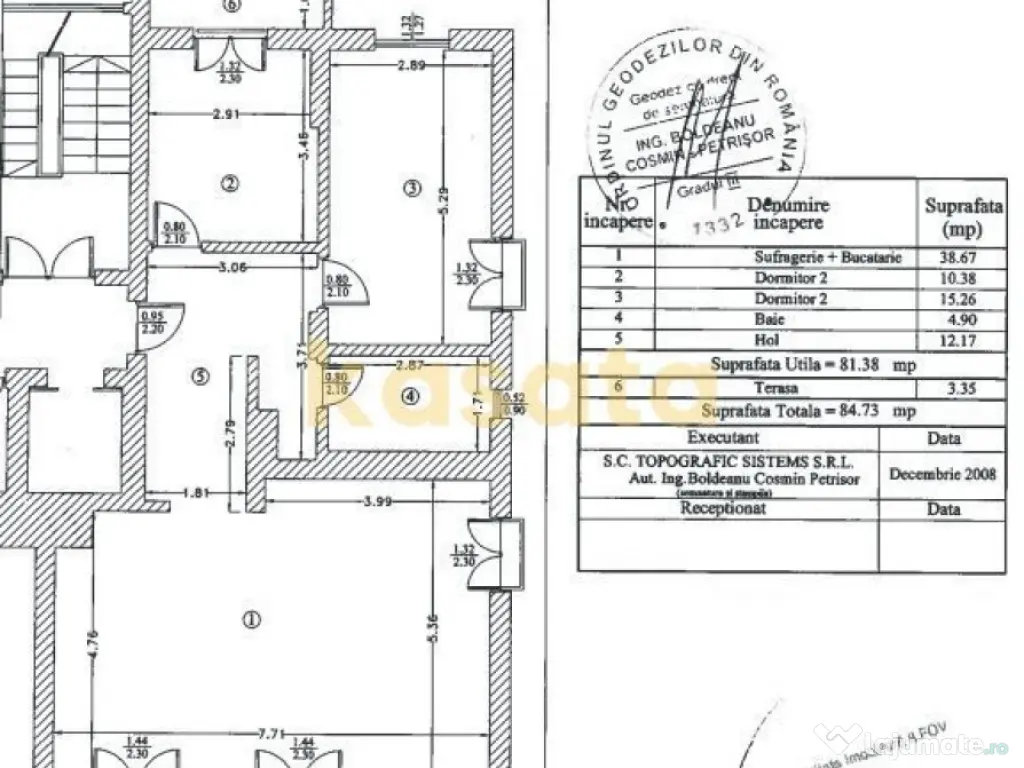 3 camere Cosmopolis I 85 mp I parcare I vedere libera 