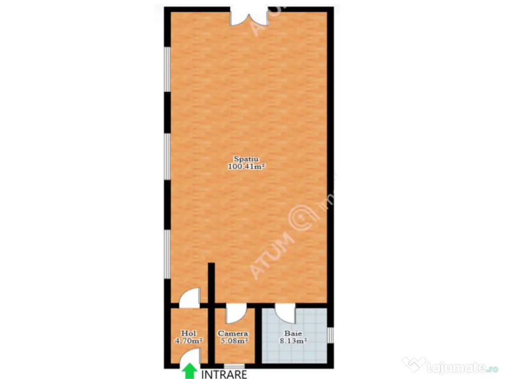 Spatiu comercial de 117 mp utili in zona Turnisor din Sibiu 