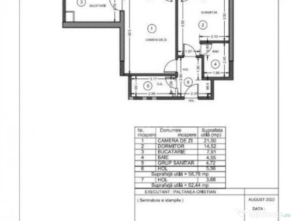 Apartament 2 camere 59MP | Baneasa | Mobilat si utilat | Blo 