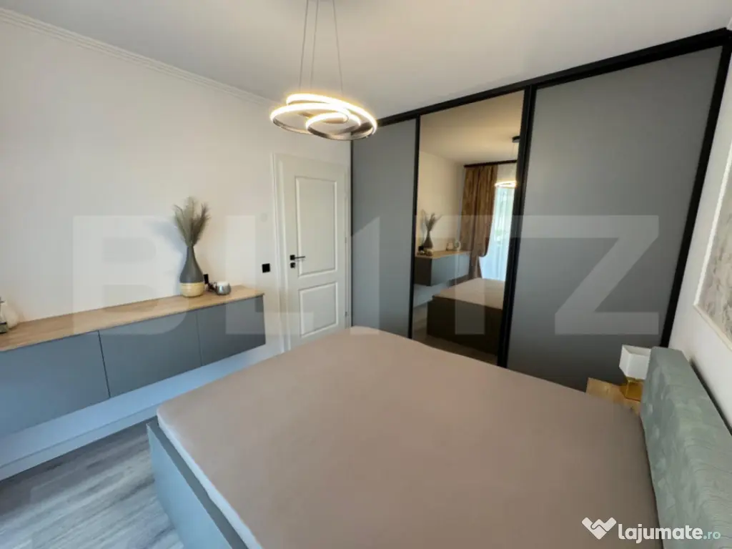 Apartament cu 2 camere, mobilat si utilat, cu parcare, in El