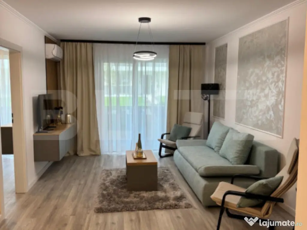 Apartament cu 2 camere, mobilat si utilat, cu parcare, in El