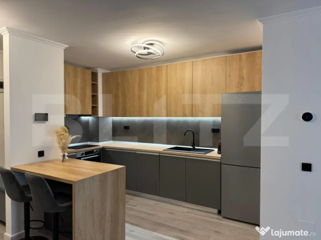 Apartament cu 2 camere, mobilat si utilat, cu parcare, in El