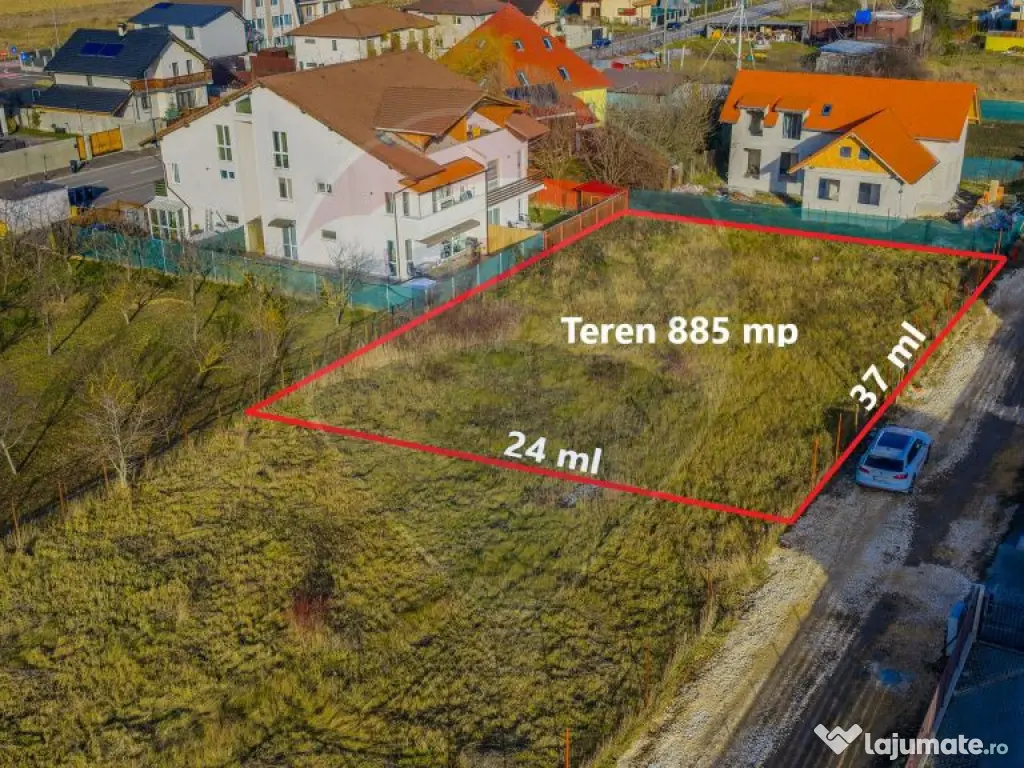 Ghimbav | 885 mp | Lot complet: utilități + PUD | View ... 