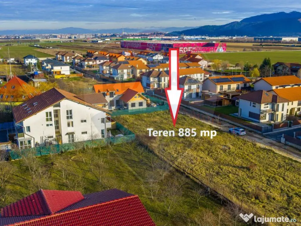 Ghimbav | 885 mp | Lot complet: utilități + PUD | View ... 