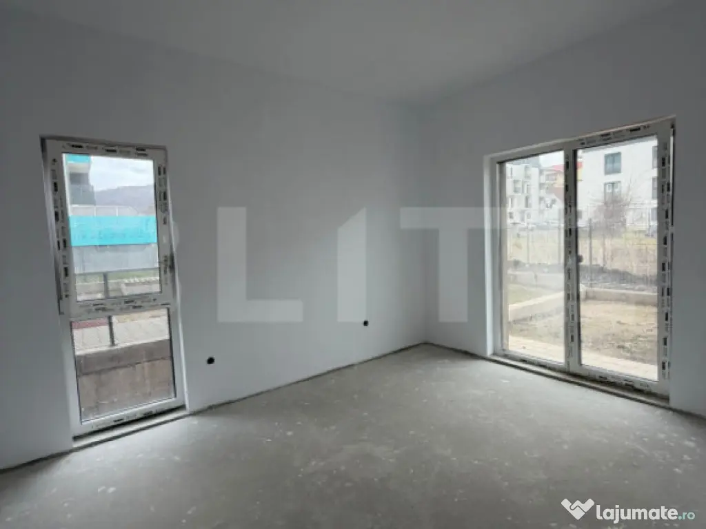 Apartament cu 2 camere, 48 mp, parcare, gradina, pretabil bi