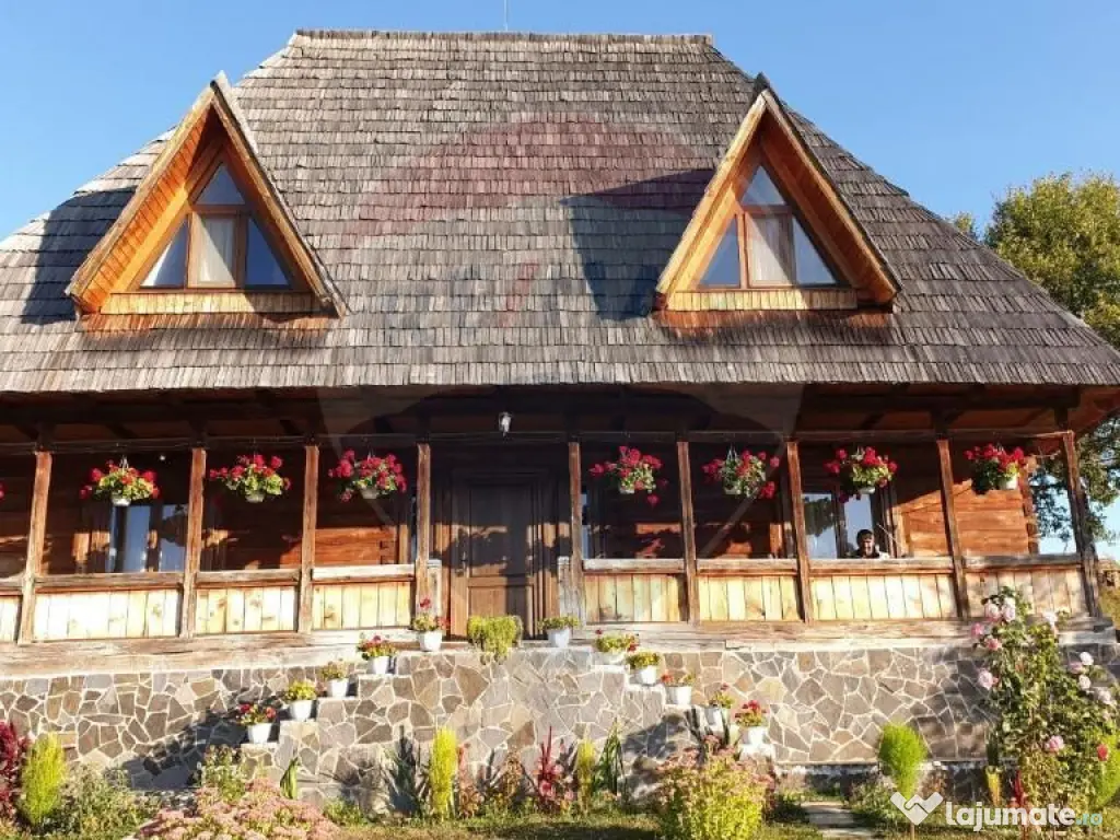 Vanzare 3 case de vacanta si 15750 mp teren, Botiza, Mara... 