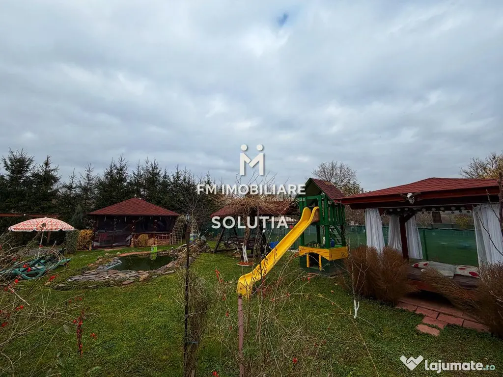 Casă spațioasă P+1 - 5 camere - teren 10 ari 