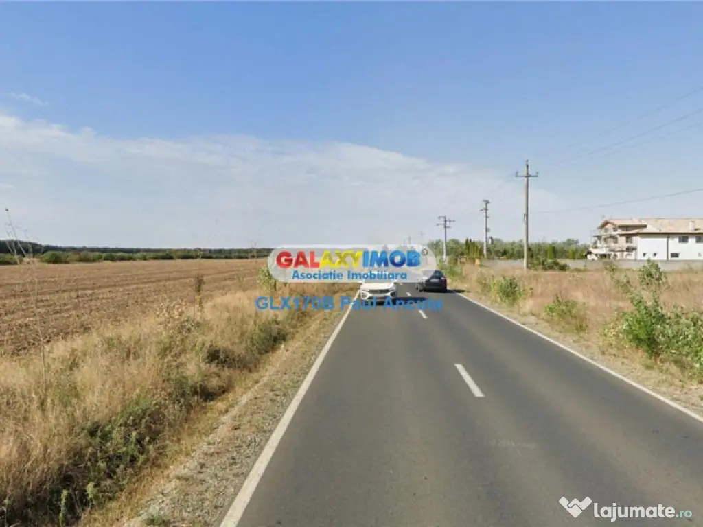 Teren 14000 mp la Dj Moara Vlasiei Gradistea latura Padure 