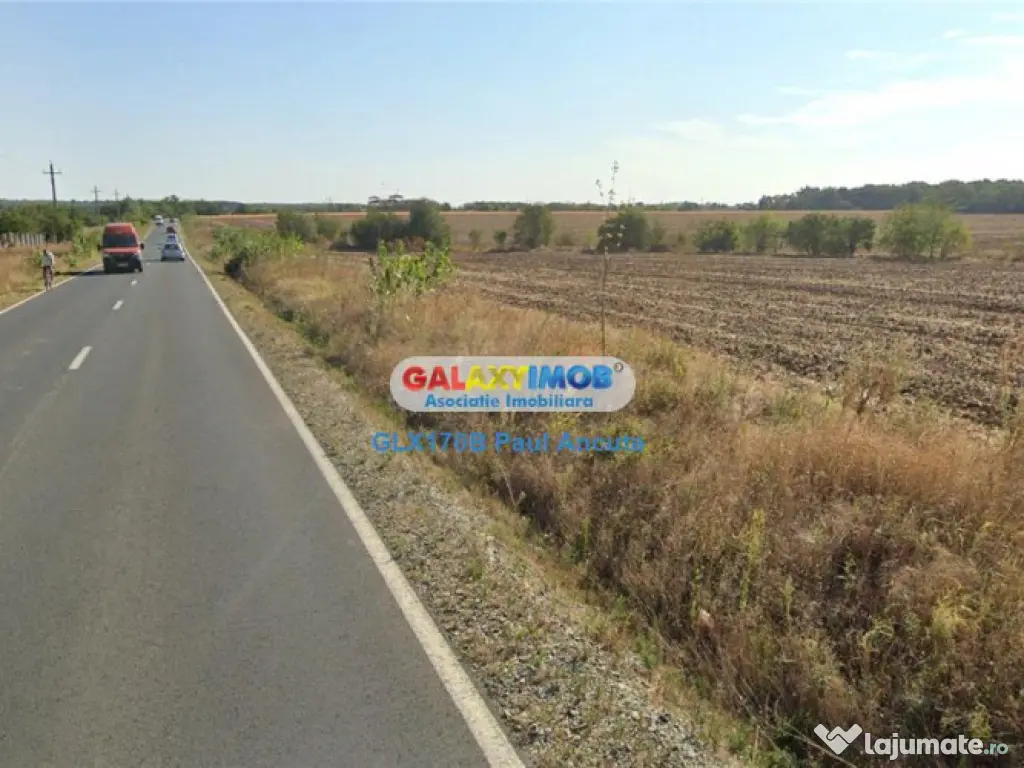 Teren 14000 mp la Dj Moara Vlasiei Gradistea latura Padure 