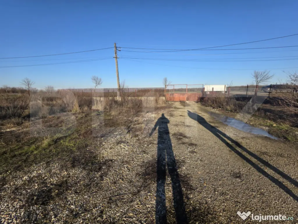 Teren 2.500 mp, front 23 ml, trifazic – Costești din Deal