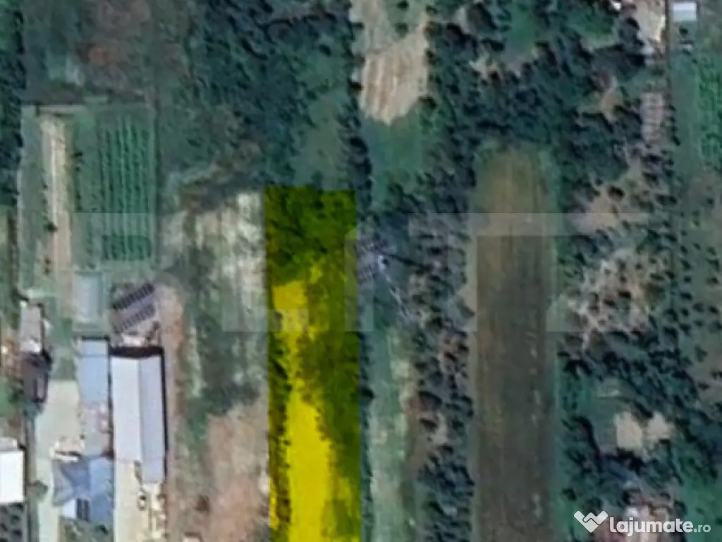Teren 2.500 mp, front 23 ml, trifazic – Costești din Deal