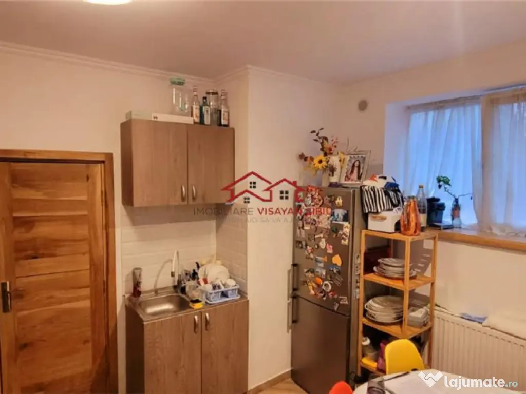 Apartament spatios la casa cu gradina,Cisnadie,comision 0 