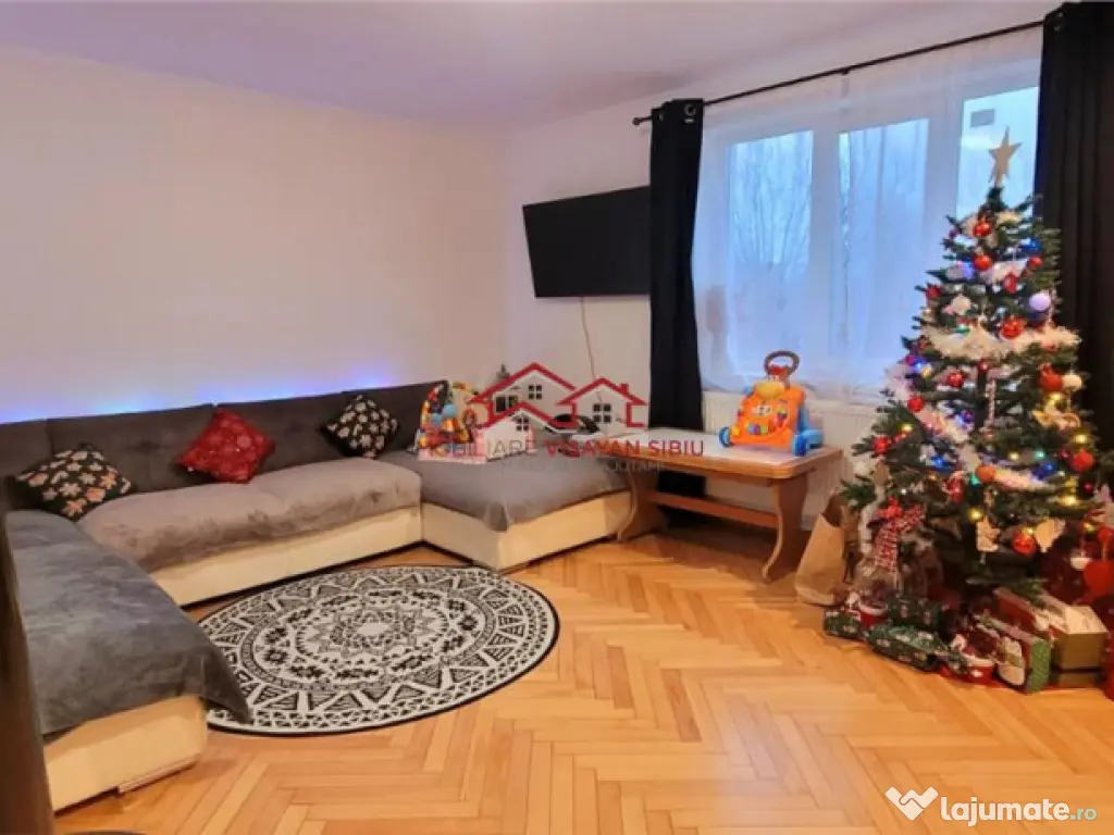 Apartament spatios la casa cu gradina,Cisnadie,comision 0 