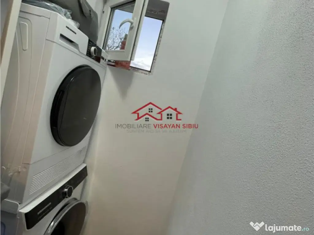 Apartament spatios la casa cu gradina,Cisnadie,comision 0 