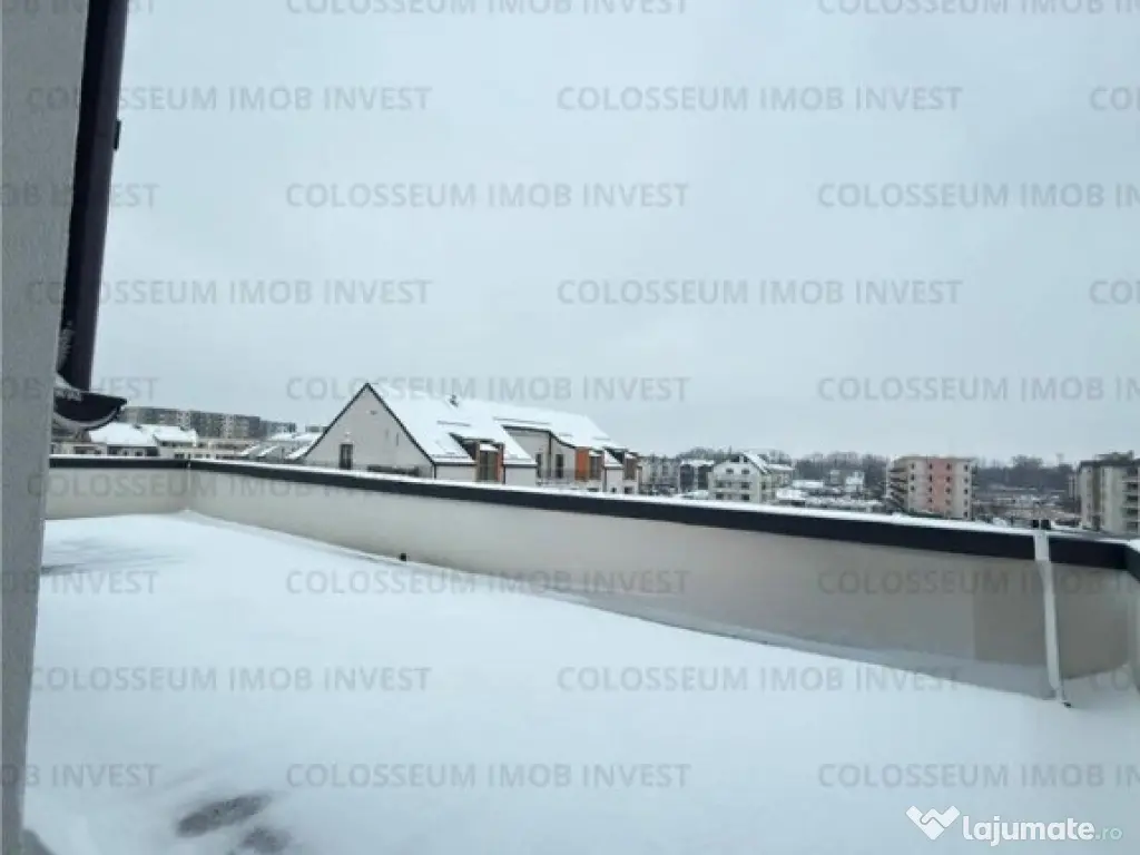 Apartament 3 camere si 2 bai+90mp terasa-zona Tractorul 