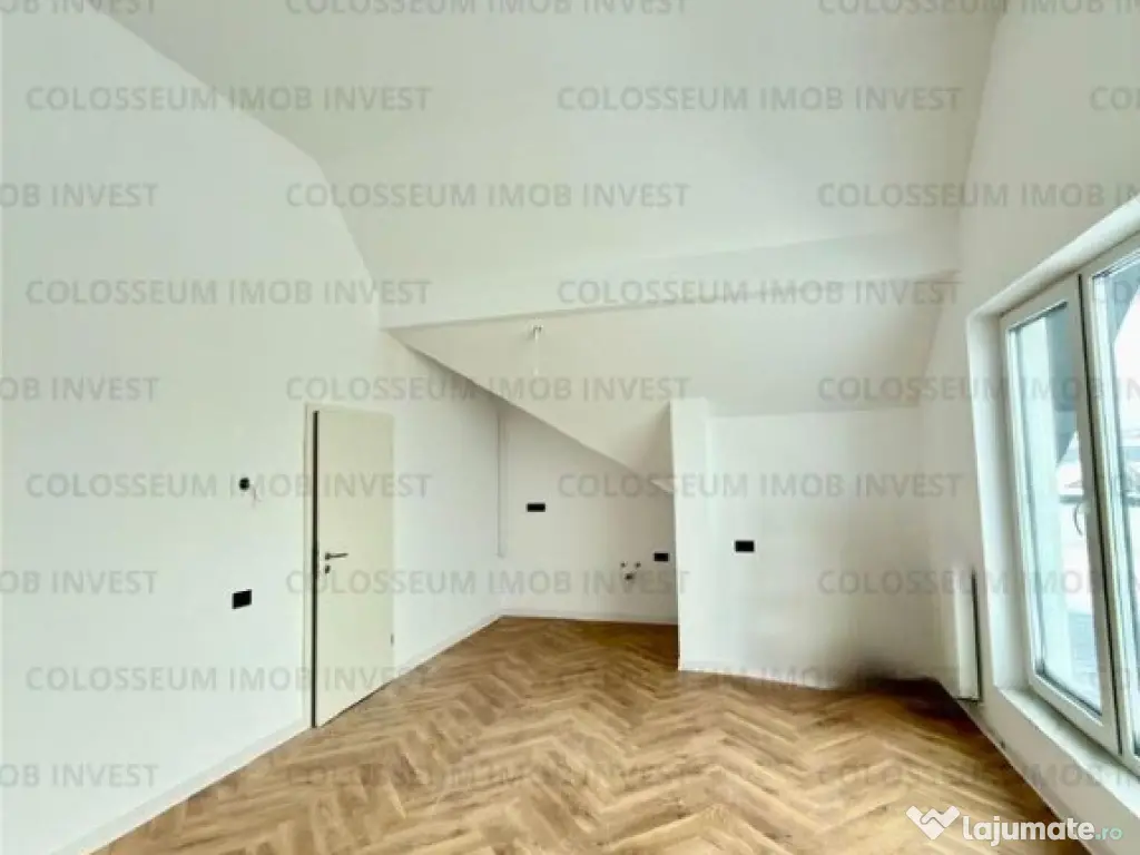 Apartament 3 camere si 2 bai+90mp terasa-zona Tractorul 