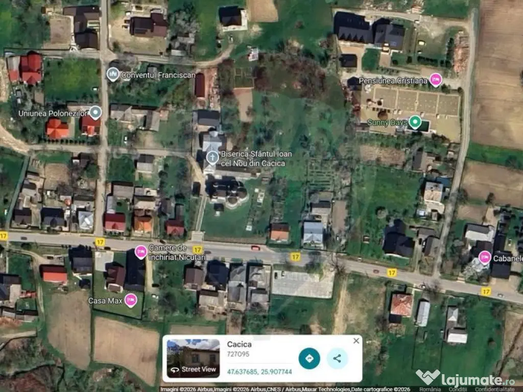 Casă / Vilă cu 3 camere de vânzare-Cacica-Suceava 