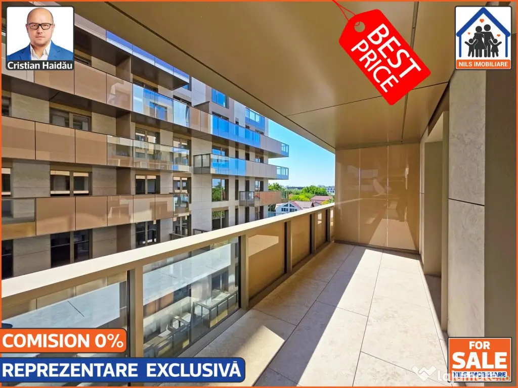 Ap 3 cam, 2 bai, balcon, parcare | Pipera - Cortina 126