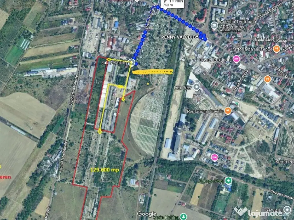 Teren intravilan cu potential major de dezvoltare