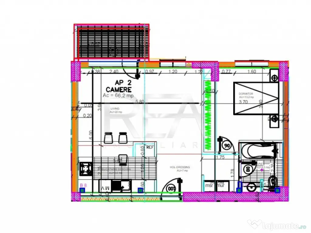 2 Camere | Parcare Subterană | Atrium Plaza - Zona Sisesti 