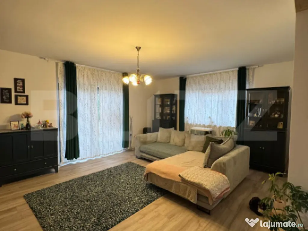 Casa pe un singur nivel finisata mobilata si utilata 120 mp