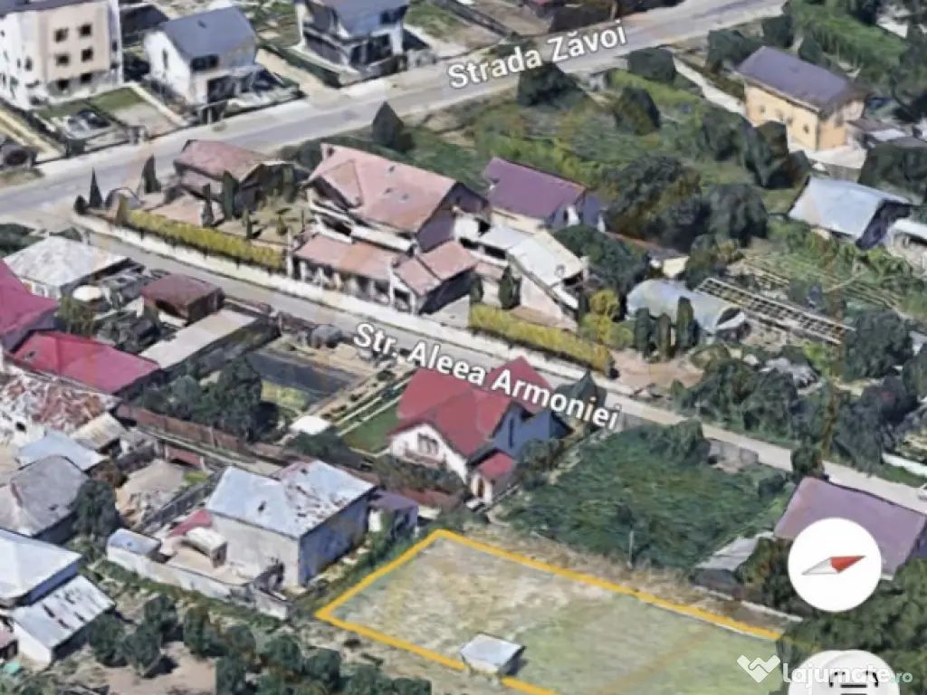 Teren 648 m2 intravilan Stefanesti Strada Armoniei 