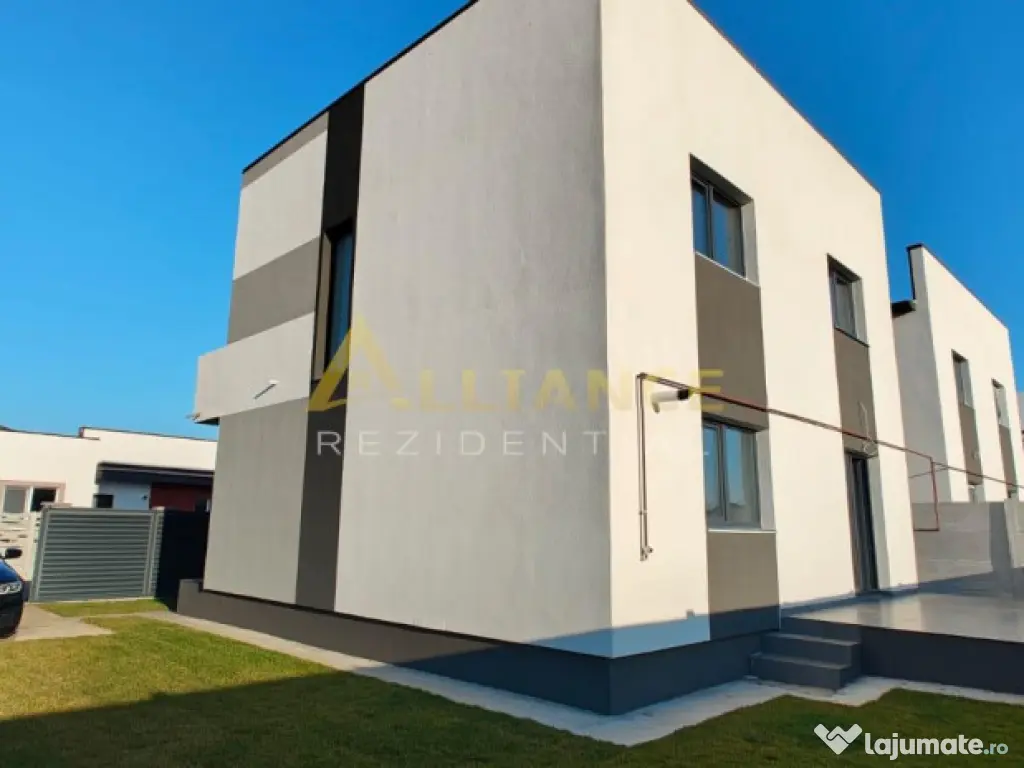 Vila mediteraneana - 4 camere - 2 bai - beci- 455mp teren -