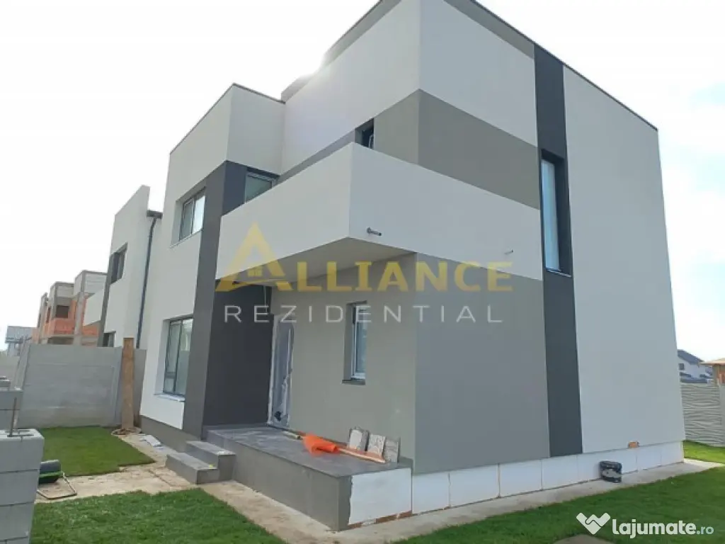 Vila mediteraneana - 4 camere - 2 bai - beci- 455mp teren -