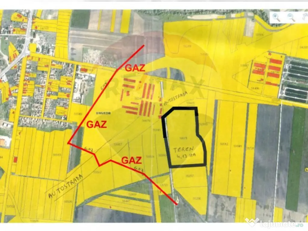 DE VANZARE Teren agricol 41.356mp Targu Mures / DJ DJ151D 